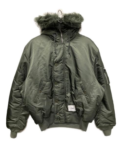 WTAPS（ダブルタップス）WTAPS (ダブルタップス) ALPHA (アルファ) N-2Bジャケット オリーブ サイズ:Lの古着・服飾アイテム