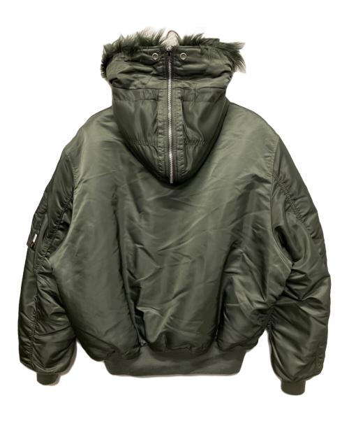 WTAPS（ダブルタップス）WTAPS (ダブルタップス) ALPHA (アルファ) N-2Bジャケット オリーブ サイズ:Lの古着・服飾アイテム