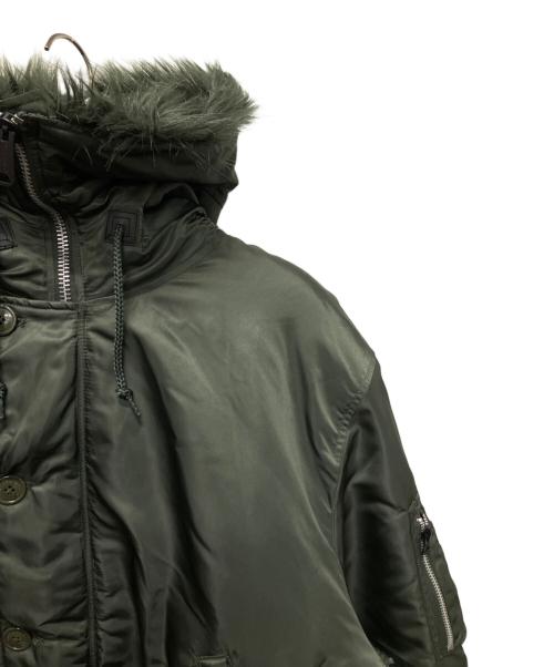 WTAPS（ダブルタップス）WTAPS (ダブルタップス) ALPHA (アルファ) N-2Bジャケット オリーブ サイズ:Lの古着・服飾アイテム