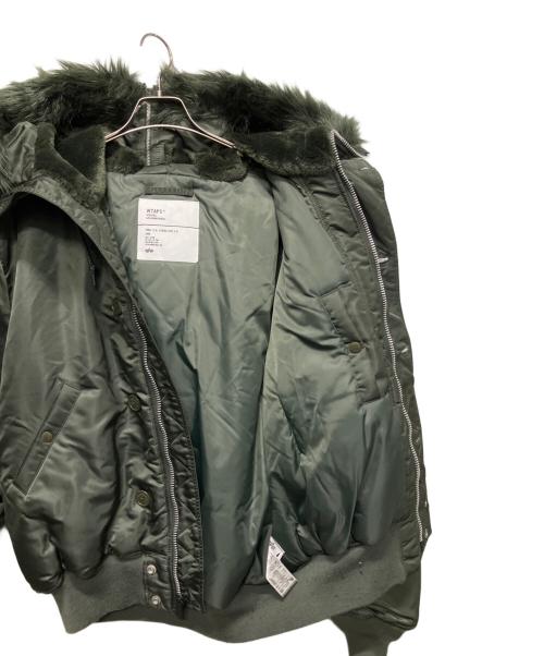 WTAPS（ダブルタップス）WTAPS (ダブルタップス) ALPHA (アルファ) N-2Bジャケット オリーブ サイズ:Lの古着・服飾アイテム