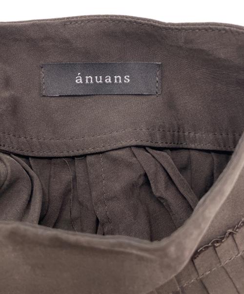 anuans（アニュアンス）anuans (アニュアンス) キュプラコットンボリュームブラウス　1526110008 ブラウン サイズ:Freeの古着・服飾アイテム