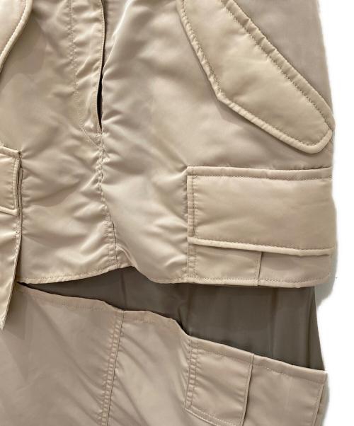 sacai（サカイ）sacai (サカイ) Nylon Twill Skirt ベージュ サイズ:1の古着・服飾アイテム