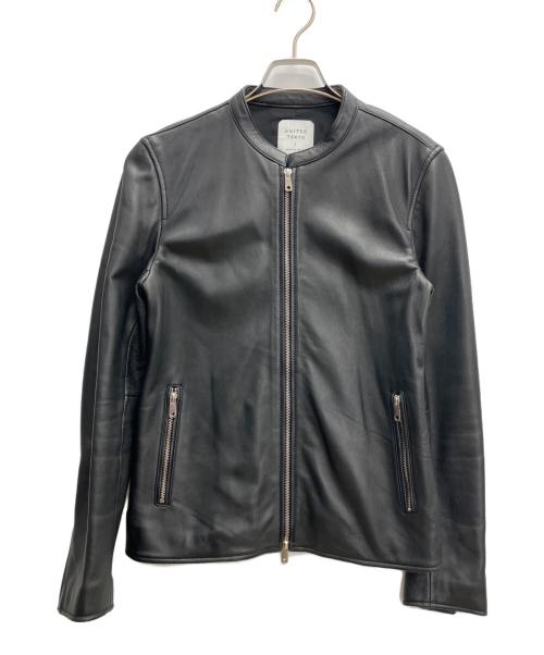 UNITED TOKYO（ユナイテッドトーキョー）UNITED TOKYO (ユナイテッドトーキョー) シングルライダースジャケット ブラック サイズ:size 2の古着・服飾アイテム