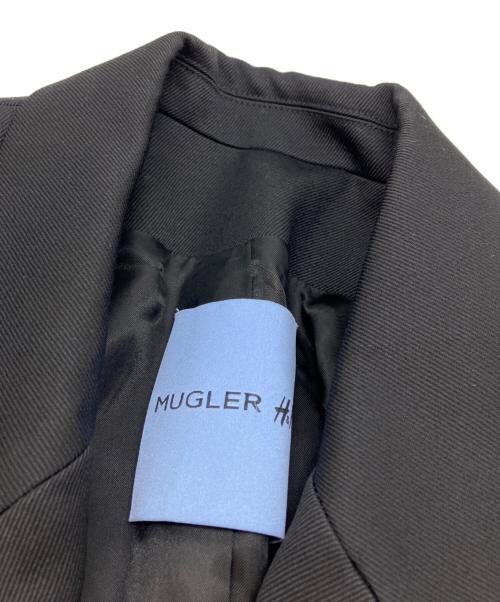 H&M（エイチアンドエム）H&M (エイチアンドエム) MUGLER (ミュグレー) ジャケット ブラック サイズ:SIZE 48の古着・服飾アイテム