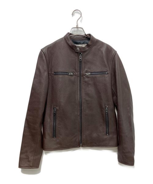 COACH（コーチ）COACH (コーチ) レザージャケット ブラウン サイズ:XSの古着・服飾アイテム
