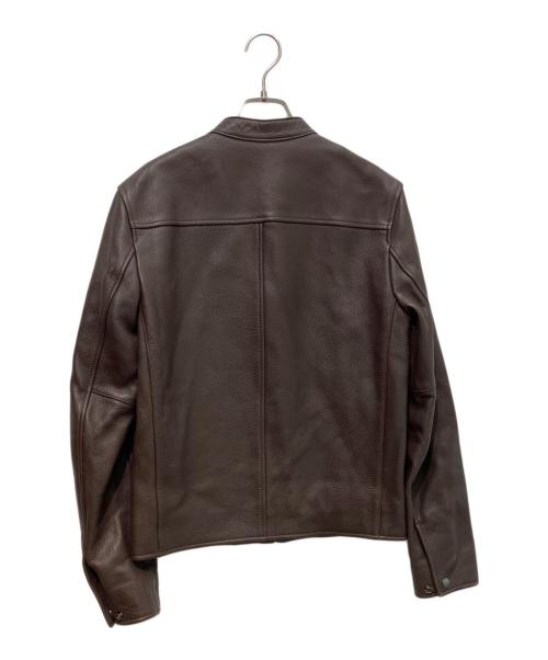 COACH（コーチ）COACH (コーチ) レザージャケット ブラウン サイズ:XSの古着・服飾アイテム