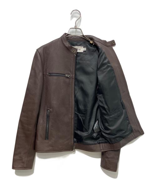 COACH（コーチ）COACH (コーチ) レザージャケット ブラウン サイズ:XSの古着・服飾アイテム
