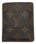 LOUIS VUITTON（ルイ ヴィトン）の古着「2つ折り財布　	モノグラム　ポルトフォイユ・マジュラン　M60045」｜ブラウン