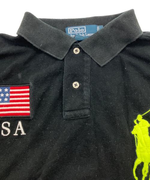 POLO RALPH LAUREN（ポロ・ラルフローレン）POLO RALPH LAUREN (ポロ・ラルフローレン) ビッグポニーポロシャツ ブラック サイズ:XLの古着・服飾アイテム