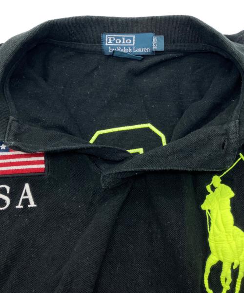 POLO RALPH LAUREN（ポロ・ラルフローレン）POLO RALPH LAUREN (ポロ・ラルフローレン) ビッグポニーポロシャツ ブラック サイズ:XLの古着・服飾アイテム