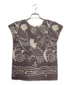 me ISSEY MIYAKEミーイッセイ ミヤケ）の古着「SING クルーネック」｜グレー