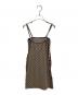 FENDI (フェンディ) Zucca Pattern Camisole Dress/ズッカ柄 キャミソールワンピース ブラウン サイズ:40：50000円