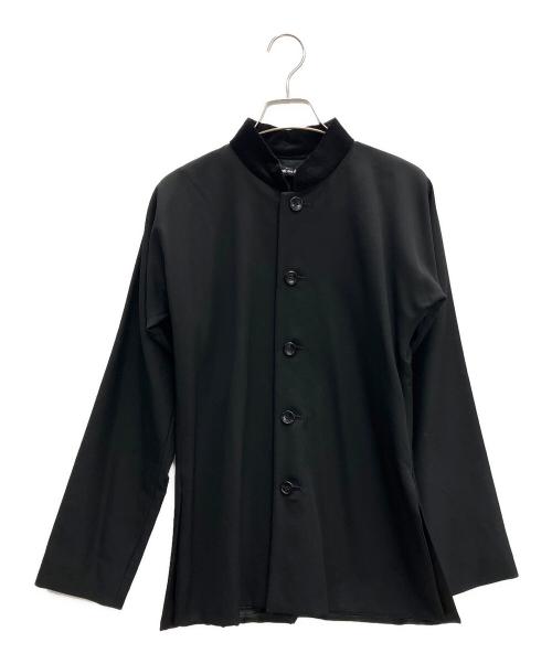 tricot COMME des GARCONS（トリココムデギャルソン）tricot COMME des GARCONS (トリココムデギャルソン) ウールギャバドルマンチャイナジャケット ブラック サイズ:表記なしの古着・服飾アイテム