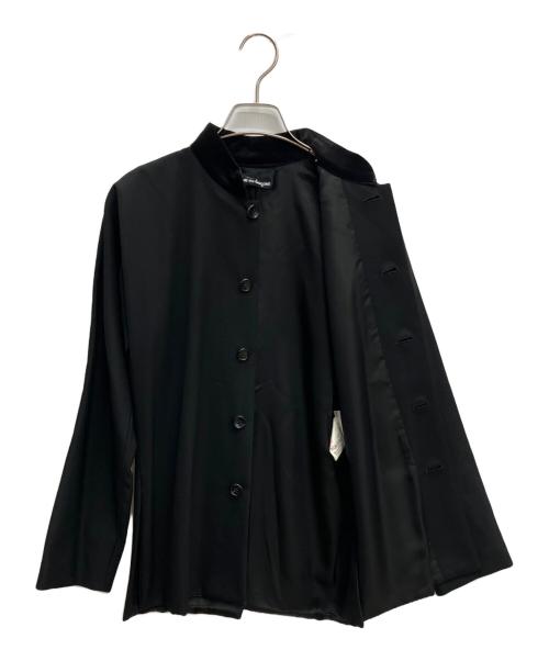 tricot COMME des GARCONS（トリココムデギャルソン）tricot COMME des GARCONS (トリココムデギャルソン) ウールギャバドルマンチャイナジャケット ブラック サイズ:表記なしの古着・服飾アイテム