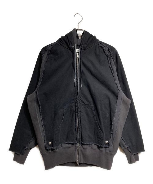 YOKE（ヨーク）YOKE (ヨーク) Connected Work Parka/コネクテッドワークパーカ グレー×ブラック サイズ:2の古着・服飾アイテム