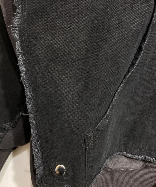 YOKE（ヨーク）YOKE (ヨーク) Connected Work Parka/コネクテッドワークパーカ グレー×ブラック サイズ:2の古着・服飾アイテム