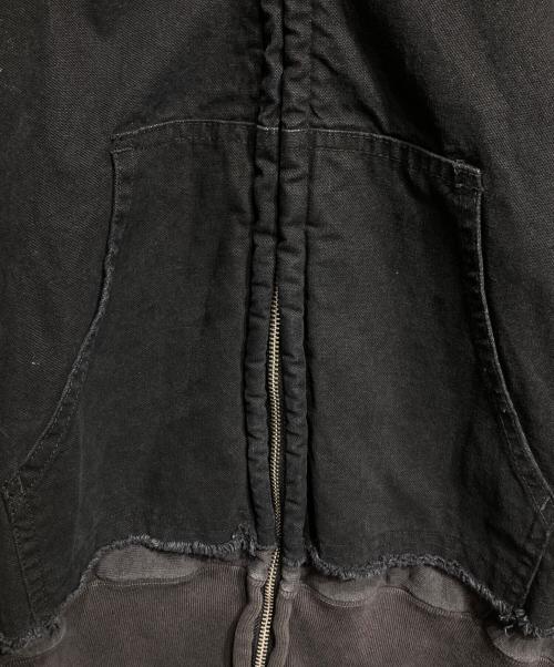 YOKE（ヨーク）YOKE (ヨーク) Connected Work Parka/コネクテッドワークパーカ グレー×ブラック サイズ:2の古着・服飾アイテム