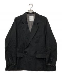 中古・古着通販】ANCELLM (アンセルム) W/S COLLARLESS JACKET
