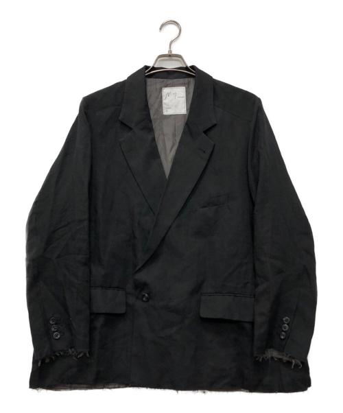 ANCELLM（アンセルム）ANCELLM (アンセルム) 100/S LINEN TAILORED JACKET ブラック サイズ:1の古着・服飾アイテム