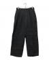 ANCELLM（アンセルム）の古着「100/S LINEN TUCK SLACKS」｜ブラック