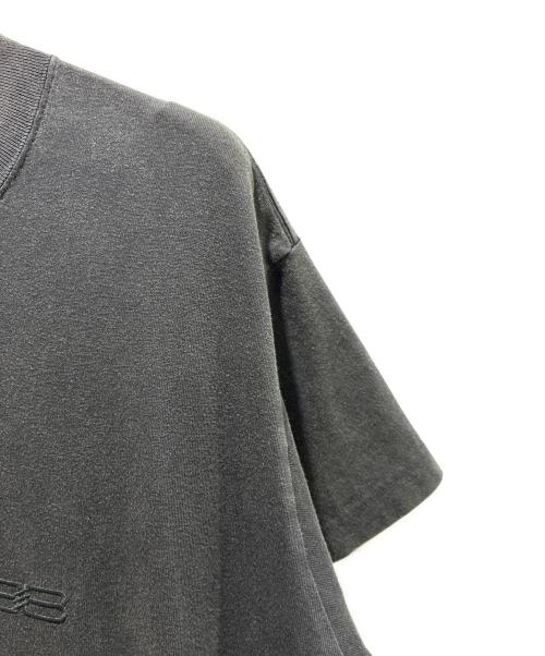 BALENCIAGA（バレンシアガ）BALENCIAGA (バレンシアガ)  フリル プリーツ ドッキング 切り替え Tシャツワンピース ブラック サイズ:34の古着・服飾アイテム