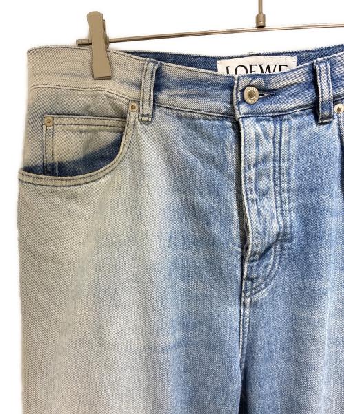 LOEWE（ロエベ）LOEWE (ロエベ) Two-Tone Denim Jeans/バイカラー ジーンズ/H526Y11X82 ブルー サイズ:50の古着・服飾アイテム