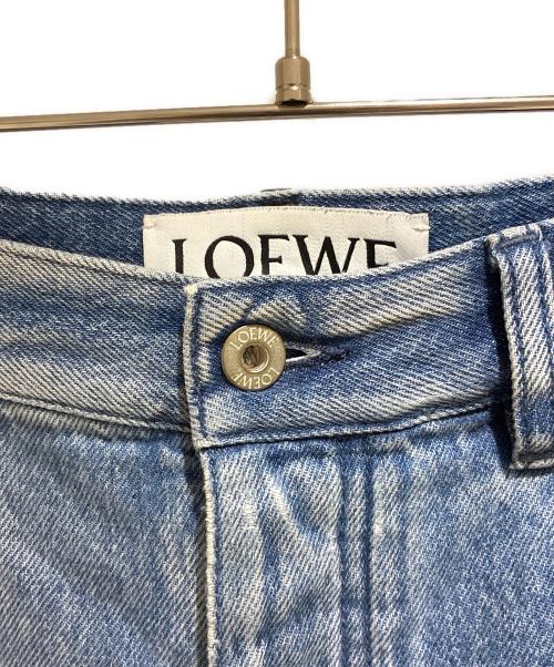 LOEWE（ロエベ）LOEWE (ロエベ) Two-Tone Denim Jeans/バイカラー ジーンズ/H526Y11X82 ブルー サイズ:50の古着・服飾アイテム