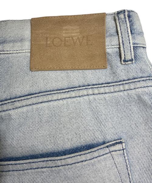 LOEWE（ロエベ）LOEWE (ロエベ) Two-Tone Denim Jeans/バイカラー ジーンズ/H526Y11X82 ブルー サイズ:50の古着・服飾アイテム