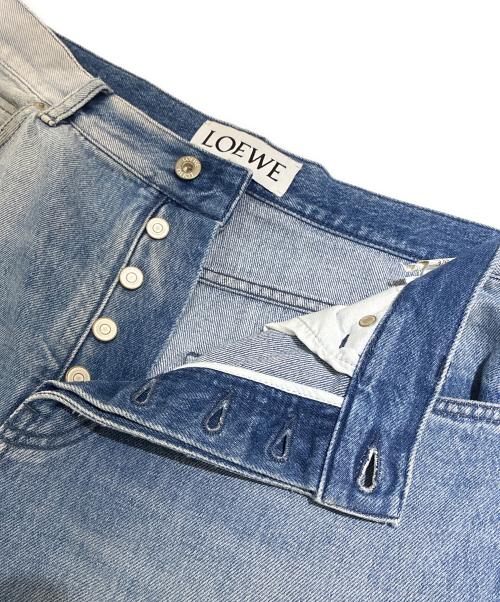 LOEWE（ロエベ）LOEWE (ロエベ) Two-Tone Denim Jeans/バイカラー ジーンズ/H526Y11X82 ブルー サイズ:50の古着・服飾アイテム