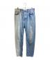 LOEWE（ロエベ）の古着「Two-Tone Denim Jeans/バイカラー ジーンズ/H526Y11X82」｜ブルー