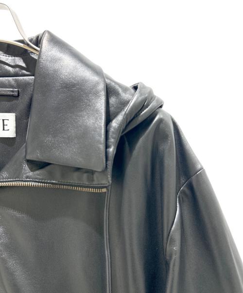 LOEWE（ロエベ）LOEWE (ロエベ) フーデッド ジャケット ナパラムスキン/H526Y34L18 ブラック サイズ:48の古着・服飾アイテム