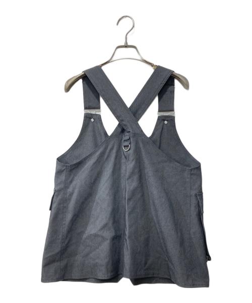 Ameri（アメリ）Ameri (アメリ) WORK VEST SET DRESS/ワンピース グレー×ブラック サイズ:Sの古着・服飾アイテム