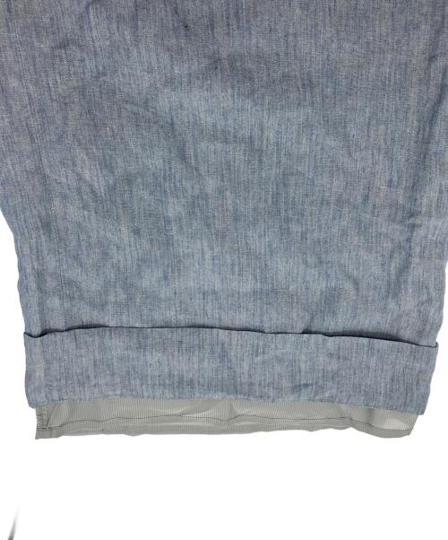 ebure（エブール）ebure (エブール) ライトピュアリネン ワイド パンツ  4110600642 インディゴ サイズ:40の古着・服飾アイテム