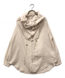 MURRAL（ミューラル）の古着「Float hood shirt」｜ベージュ