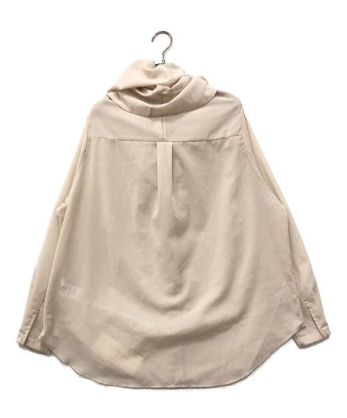 MURRAL（ミューラル）MURRAL (ミューラル) Float hood shirt ベージュ サイズ:Fの古着・服飾アイテム