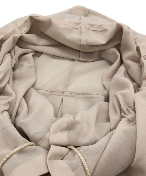 MURRAL（ミューラル）MURRAL (ミューラル) Float hood shirt ベージュ サイズ:Fの古着・服飾アイテム
