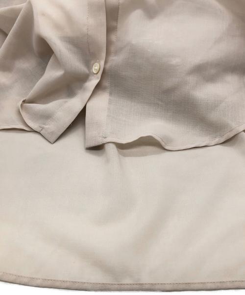 MURRAL（ミューラル）MURRAL (ミューラル) Float hood shirt ベージュ サイズ:Fの古着・服飾アイテム