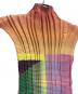 中古・古着 ISSEY MIYAKE (イッセイミヤケ) グラデーション プリーツノースリーブカットソー マルチカラー サイズ:M：30000円