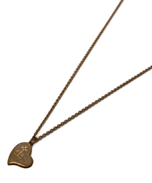 Vivienne Westwood（ヴィヴィアンウエストウッド）Vivienne Westwood (ヴィヴィアンウエストウッド) ハートロゴネックレス ゴールド サイズ:-の古着・服飾アイテム