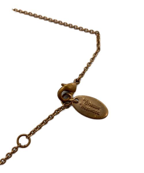 Vivienne Westwood（ヴィヴィアンウエストウッド）Vivienne Westwood (ヴィヴィアンウエストウッド) ハートロゴネックレス ゴールド サイズ:-の古着・服飾アイテム