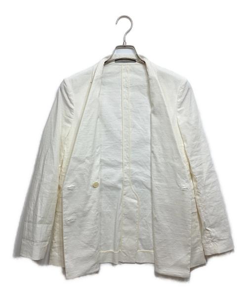 theory luxe（セオリーリュクス）theory luxe (セオリーリュクス) リネンダブルジャケット アイボリー サイズ:38の古着・服飾アイテム