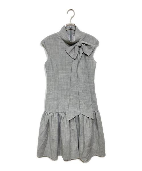 Rene（ルネ）Rene (ルネ) ノースリーブハイネックワンピース グレー サイズ:36の古着・服飾アイテム