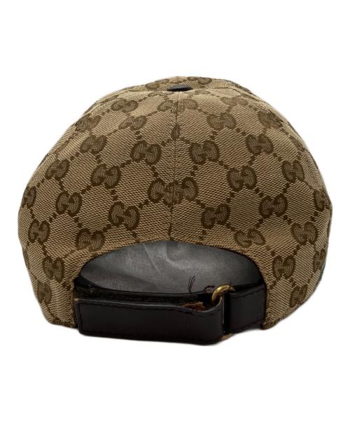 GUCCI（グッチ）GUCCI (グッチ) GGキャンバスベースボールキャップ　200035 FFKPG ベージュの古着・服飾アイテム