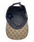 中古・古着 GUCCI (グッチ) GGキャンバスベースボールキャップ　200035 FFKPG ベージュ：10000円