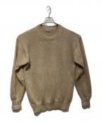 COMME des GARCONS HOMMEコムデギャルソン オム）の古着「クルーネックニット　田中HOMME 92SS　HN-110010」｜ベージュ