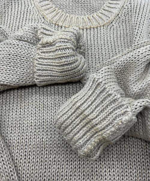 COMME des GARCONS HOMME（コムデギャルソン オム）COMME des GARCONS HOMME (コムデギャルソン オム) クルーネックニット　田中HOMME 92SS　HN-110010 ベージュ サイズ:-の古着・服飾アイテム