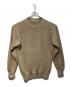 COMME des GARCONS HOMME（コムデギャルソン オム）の古着「クルーネックニット　田中HOMME 92SS　HN-110010」｜ベージュ