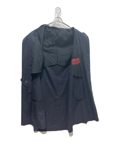 COMME des GARCONS HOMME DEUX（コムデギャルソン オム ドゥ）COMME des GARCONS HOMME DEUX (コムデギャルソン オム ドゥ) ステンカラーコート　 AD1995 ネイビー サイズ:Sの古着・服飾アイテム