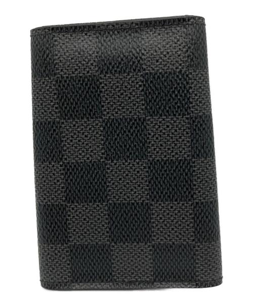 LOUIS VUITTON（ルイ ヴィトン）LOUIS VUITTON (ルイ ヴィトン) キーケース ミュルティクレ6　ダミエ・グラフィット　N62662 ブラック サイズ:-の古着・服飾アイテム