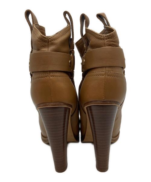 JIMMY CHOO（ジミーチュウ）JIMMY CHOO (ジミーチュウ) ショートブーツ ベージュ サイズ:SIZE 36 1/2の古着・服飾アイテム